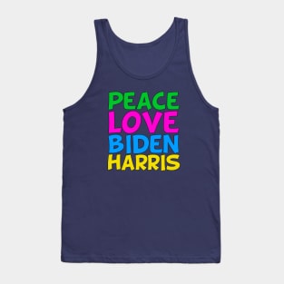 Peace Love Biden Harris Tank Top